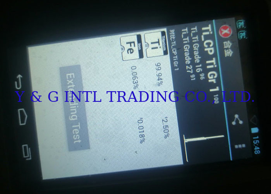 ASTM B338 표준 시무스 티타늄 튜브 0.1% 불순물